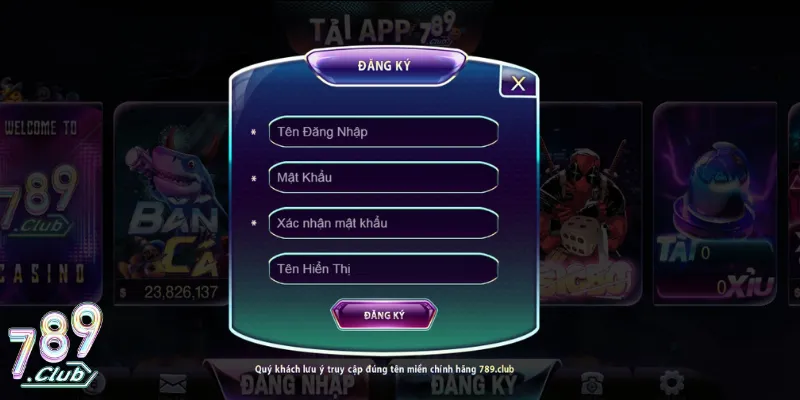 Đăng Ký | Đăng Nhập 789Club Cực Nhanh Trong 1 Phút 2 Hướng dẫn đăng ký 789Club trên trình duyệt web